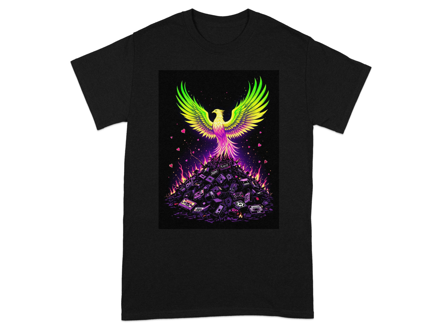 Vibrant Phoenix Rising Graphic Tee product
