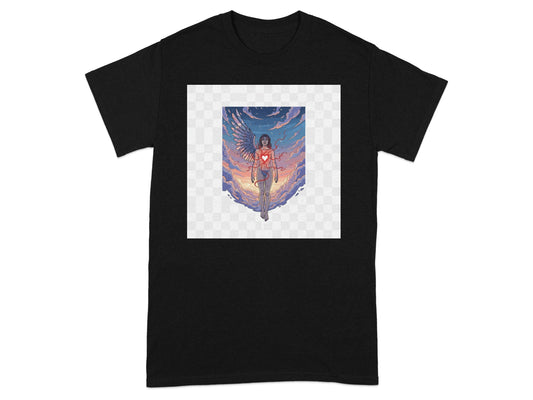 Angelic Fantasy Graphic Design T-shirt product type