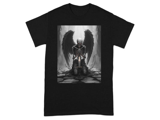 Dark Angel with Sword Graphic Tee product